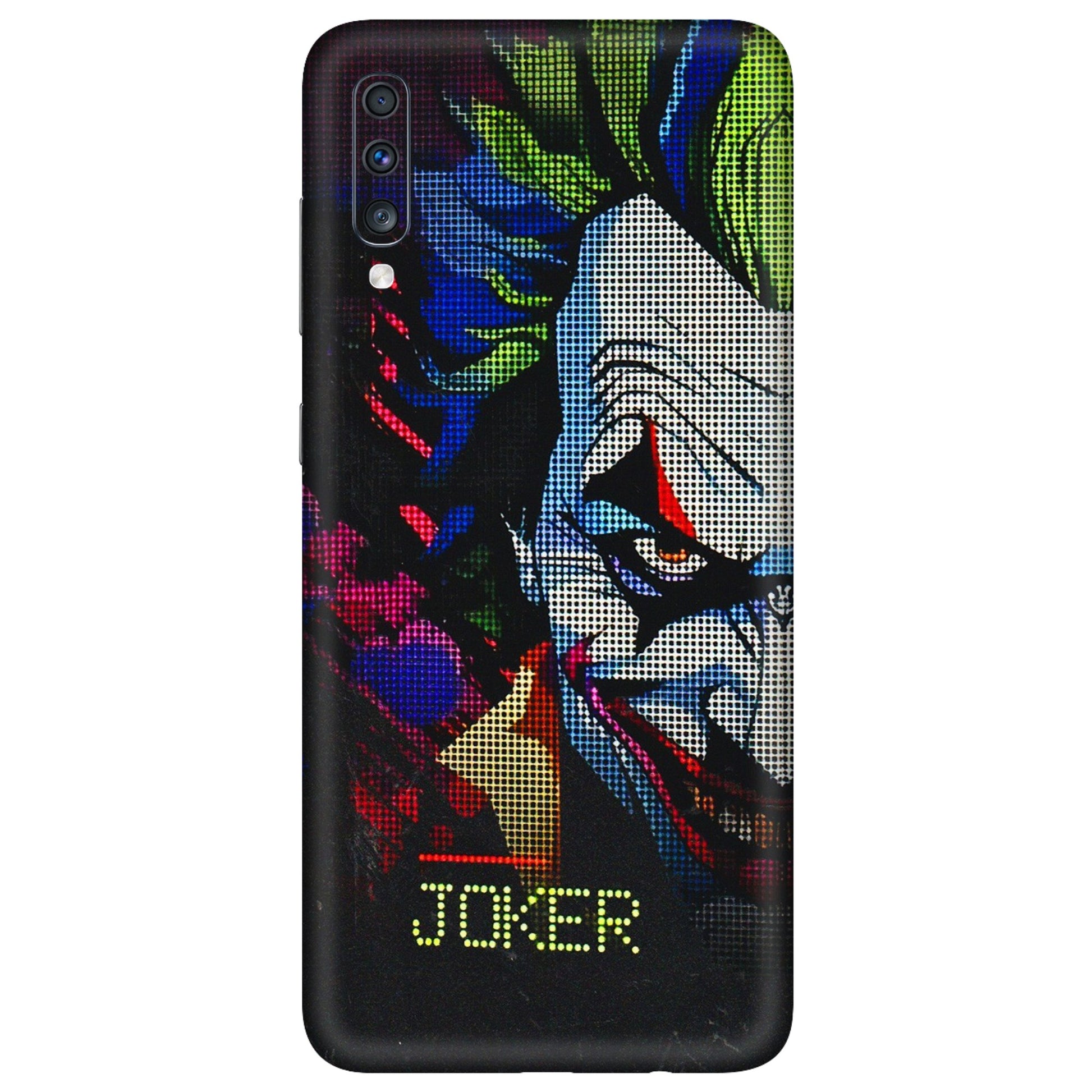 Samsung A/S Series Phone Skins (All Models) - Joker Dot Matrix - 3D Embossed Finish (L-08) Samsung Galaxy A70