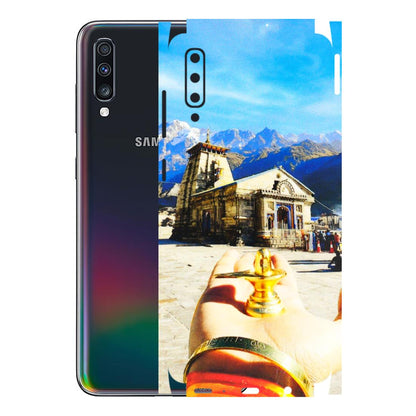 Samsung A/S Series Phone Skins (All Models) - Beauty of Kedarnath - 3D Embossed Finish (L-108) Samsung Galaxy A70