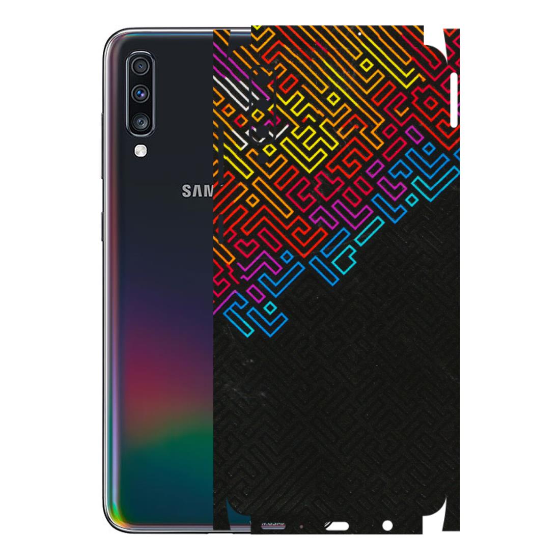 Samsung A/S Series Phone Skins (All Models) - Dotme Pattern Art - 3D Embossed Finish (L-121) Samsung Galaxy A70