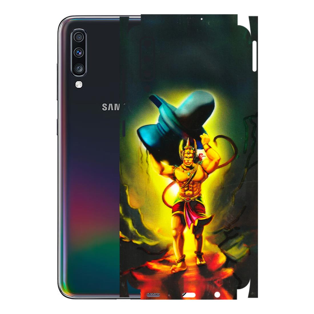 Samsung A/S Series Phone Skins (All Models) - Hanuman Ji - 3D Embossed Finish (L-128) Samsung Galaxy A70