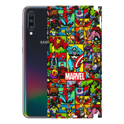 Samsung A/S Series Phone Skins (All Models) - MARVELOUS Comic Characters - 3D Embossed Finish (L-129) Samsung Galaxy A70