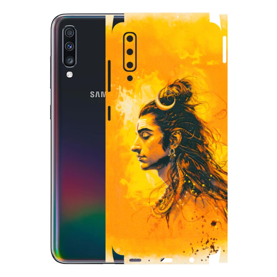 Samsung A/S Series Phone Skins (All Models) - Shiv Shakti - 3D Embossed Finish (L-14) Samsung Galaxy A70
