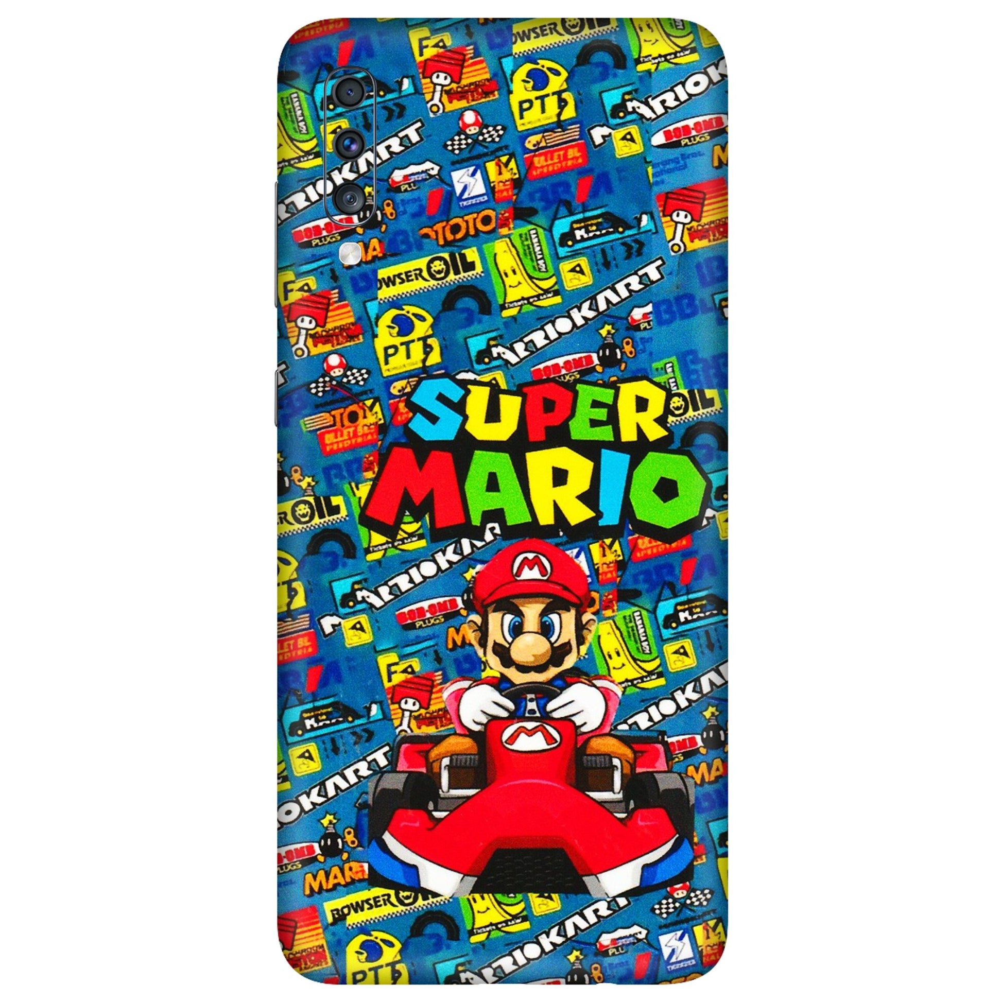 Samsung A/S Series Phone Skins (All Models) - Super Mario Kart - 3D Embossed Finish (L-140) Samsung Galaxy A70