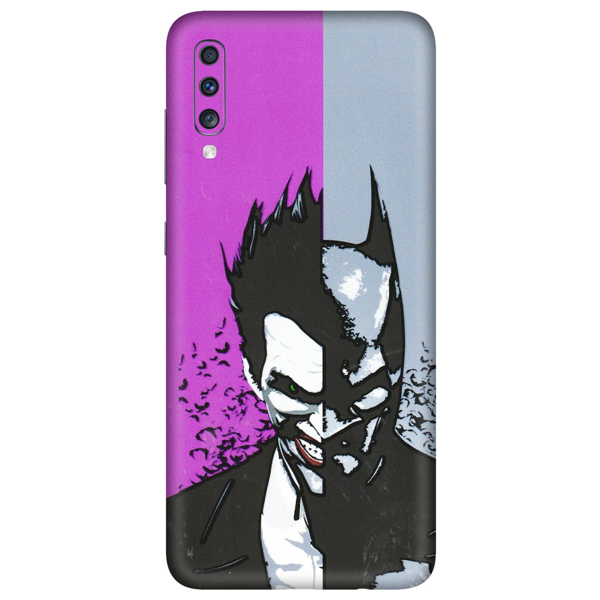 Samsung A/S Series Phone Skins (All Models) - Batman & Joker - 3D Embossed Finish (L-143) Samsung Galaxy A70