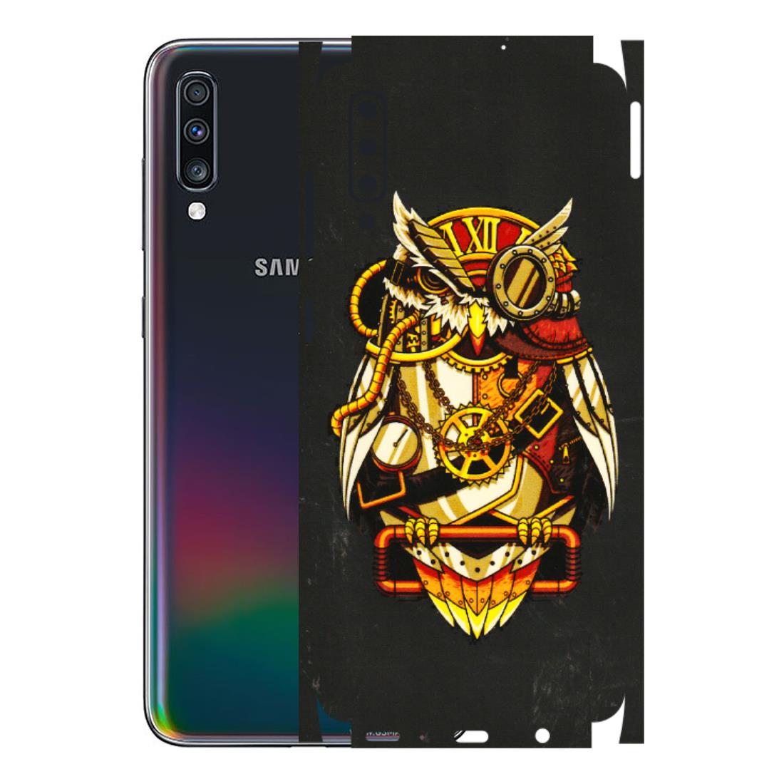 Samsung A/S Series Phone Skins (All Models) - Classy Smart Owl - 3D Embossed Finish (L-144) Samsung Galaxy A70
