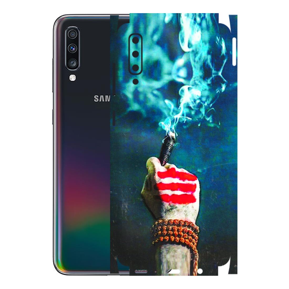 Samsung A/S Series Phone Skins (All Models) - Mahadev Bhakt - 3D Embossed Finish (L-146) Samsung Galaxy A70
