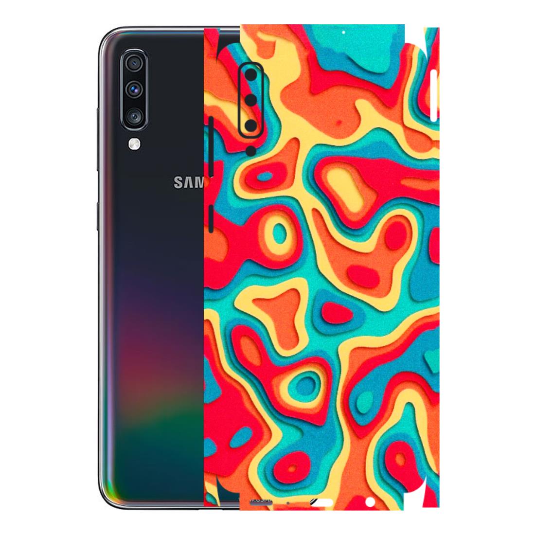Samsung A/S Series Phone Skins (All Models) - Abstract Swirl - 3D Embossed Finish (L-150) Samsung Galaxy A70