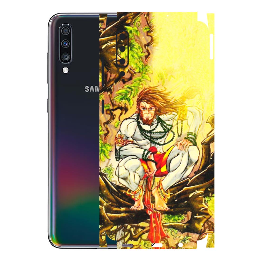 Samsung A/S Series Phone Skins (All Models) - Lord Hanuman - 3D Embossed Finish (L-152) Samsung Galaxy A70