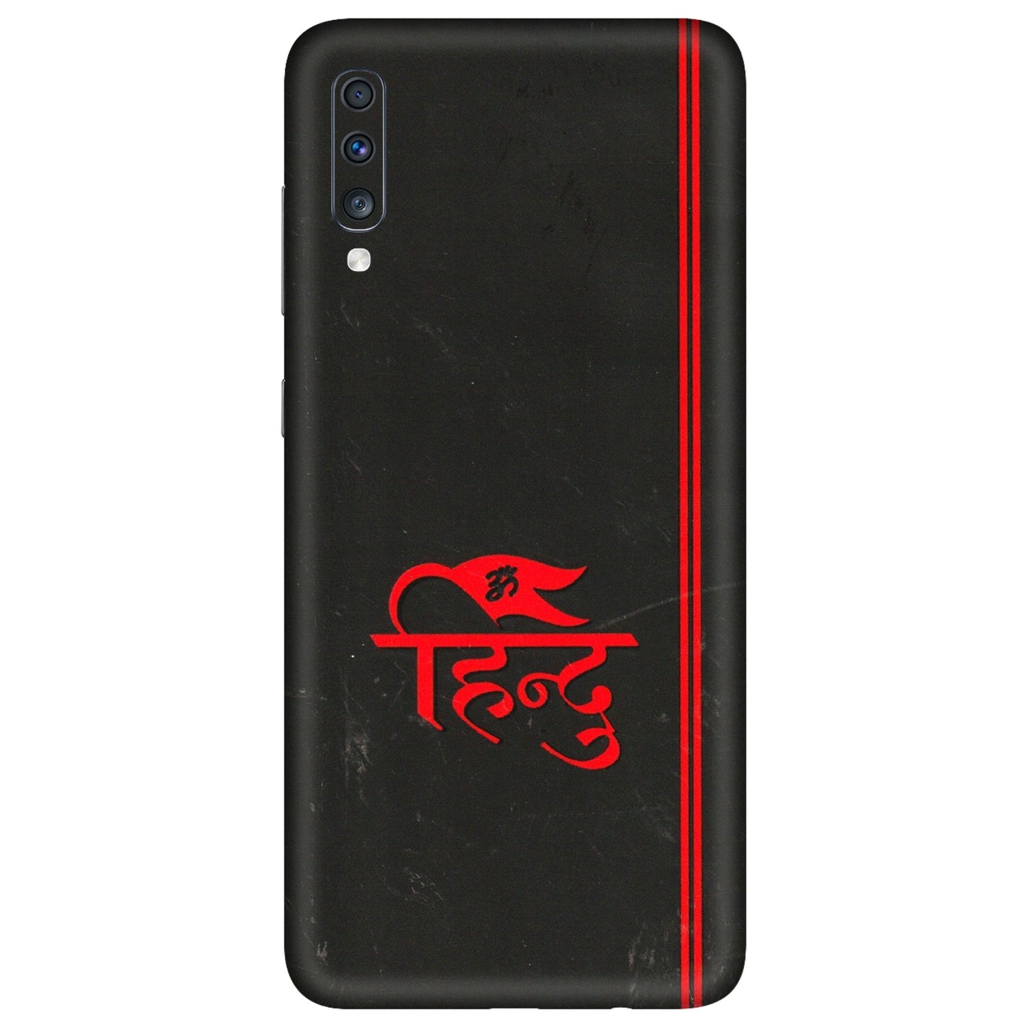 Samsung A/S Series Phone Skins (All Models) - Hindu Black - 3D Embossed Finish (L-153) Samsung Galaxy A70