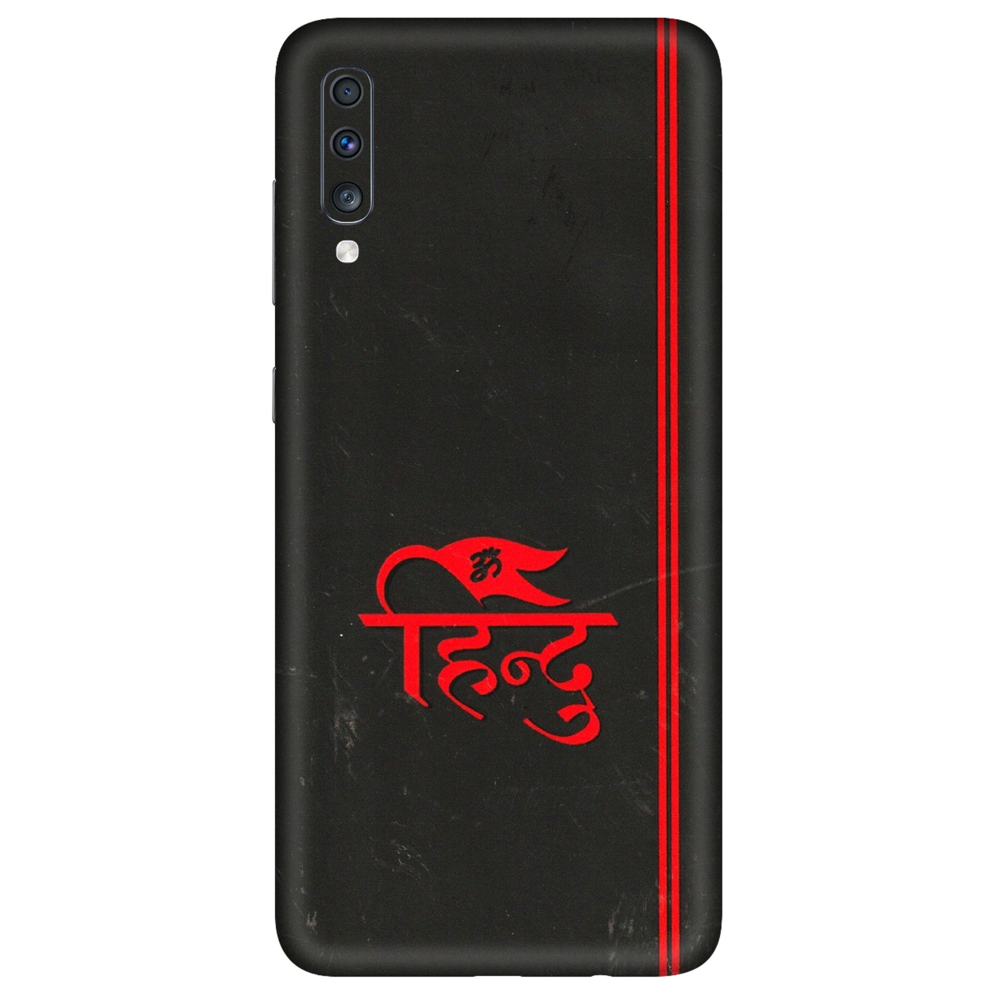 Samsung A/S Series Phone Skins (All Models) - Hindu Black - 3D Embossed Finish (L-153) Samsung Galaxy A70