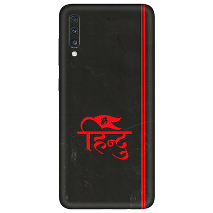 Samsung A/S Series Phone Skins (All Models) - Hindu Black - 3D Embossed Finish (L-153) Samsung Galaxy A70
