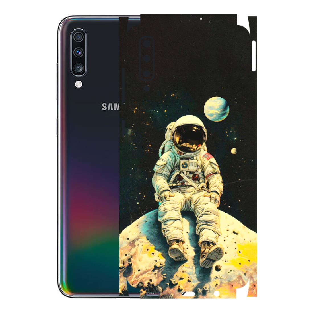 Samsung A/S Series Phone Skins (All Models) - Astronaut in Space - 3D Embossed Finish (L-16) Samsung Galaxy A70