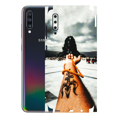 Samsung A/S Series Phone Skins (All Models) - Jai Adiyogi Mahakaal - 3D Embossed Finish (L-164) Samsung Galaxy A70