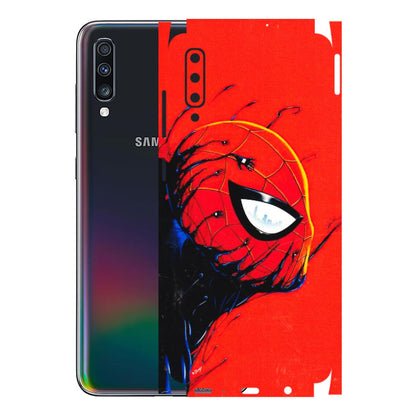 Samsung A/S Series Phone Skins (All Models) - Spiderman Face Venom - 3D Embossed Finish (L-165) Samsung Galaxy A70
