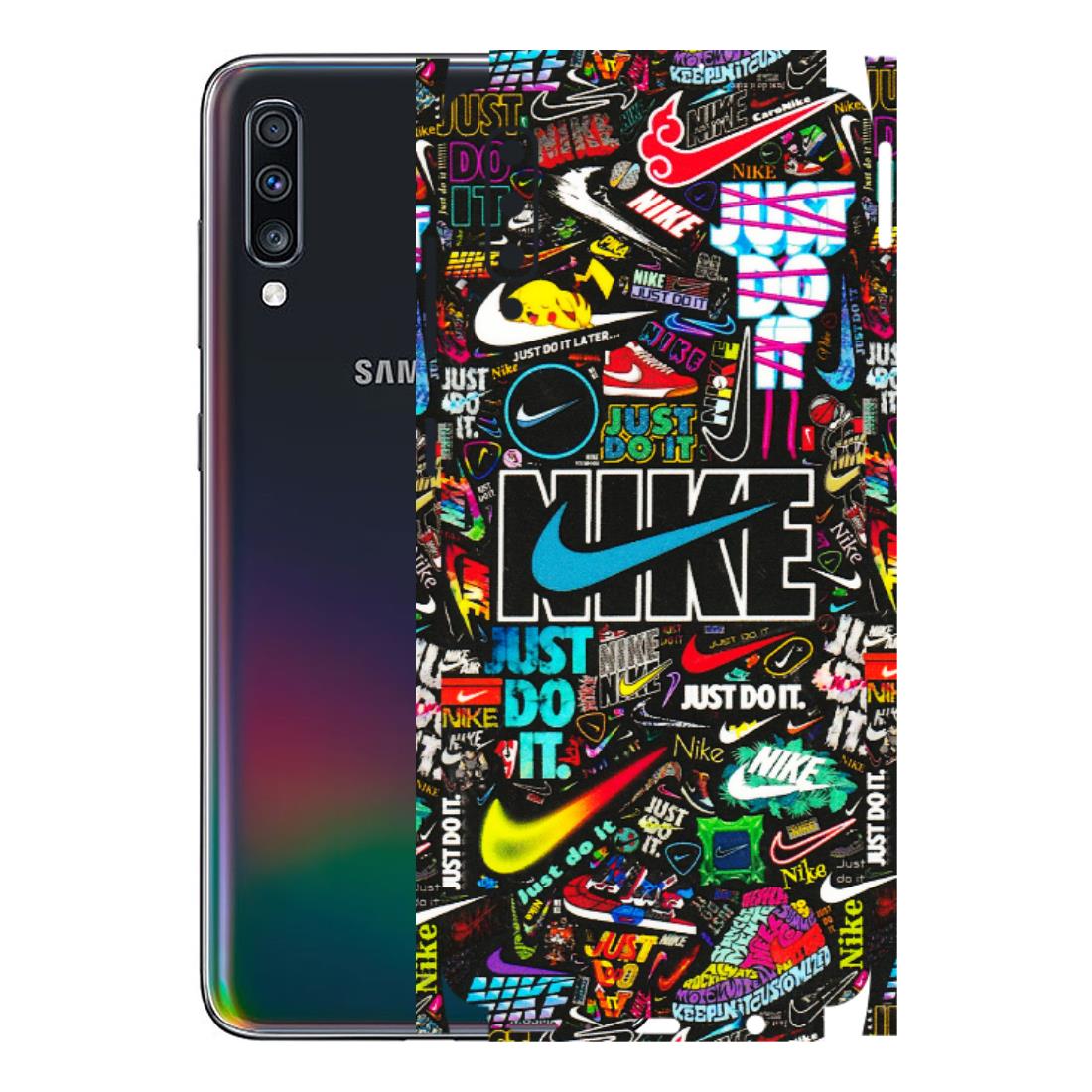 Samsung A/S Series Phone Skins (All Models) - Just Do It Doodles - 3D Embossed Finish (L-166) Samsung Galaxy A70