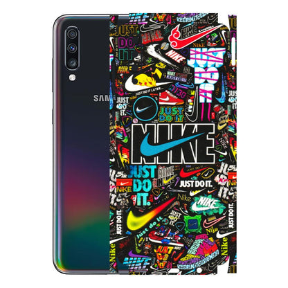 Samsung A/S Series Phone Skins (All Models) - Just Do It Doodles - 3D Embossed Finish (L-166) Samsung Galaxy A70