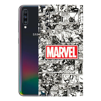 Samsung A/S Series Phone Skins (All Models) - Marvel Comic - 3D Embossed Finish (L-171) Samsung Galaxy A70