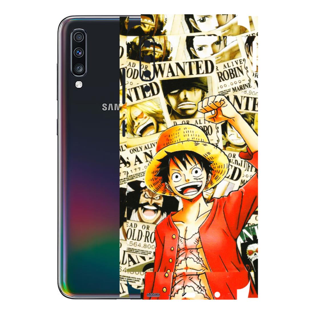 Samsung A/S Series Phone Skins (All Models) - Luffy Anime - 3D Embossed Finish (L-177) Samsung Galaxy A70