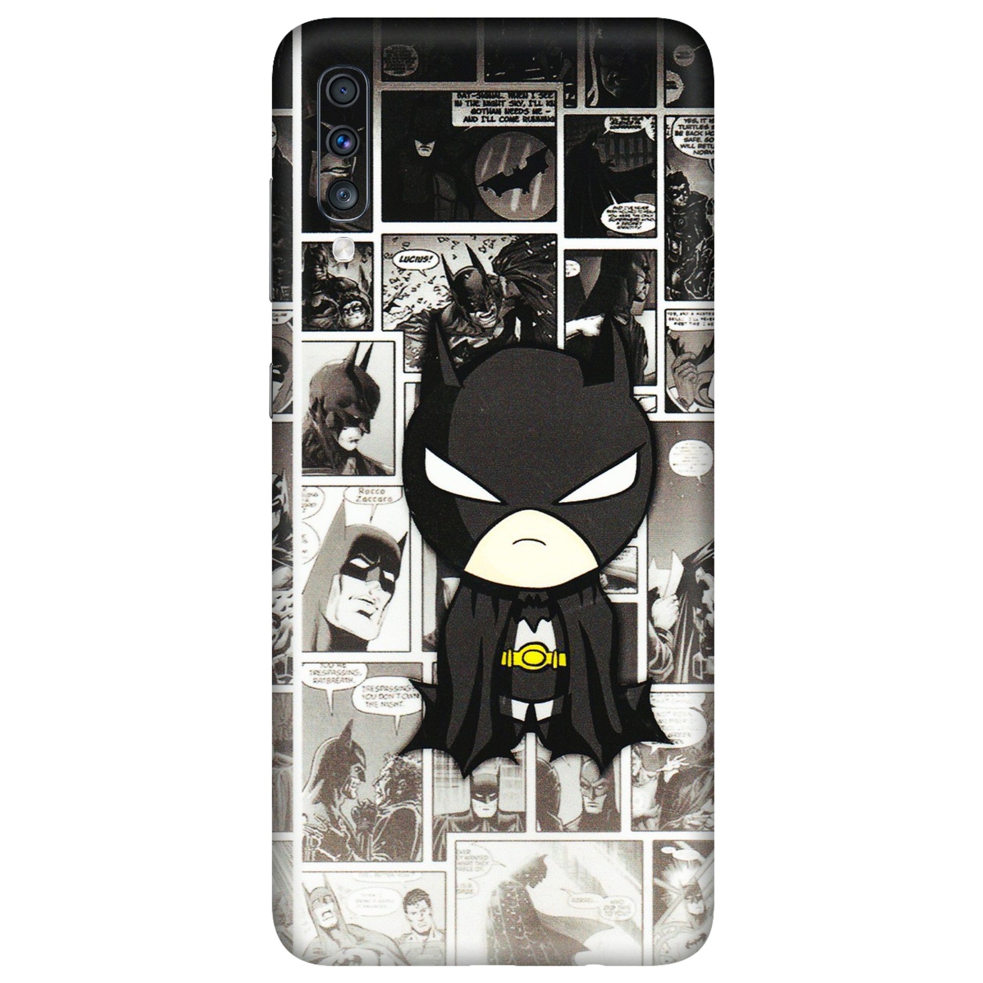 Samsung A/S Series Phone Skins (All Models) - Toon Batman - 3D Embossed Finish (L-182) Samsung Galaxy A70
