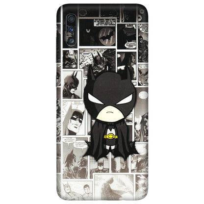 Samsung A/S Series Phone Skins (All Models) - Toon Batman - 3D Embossed Finish (L-182) Samsung Galaxy A70