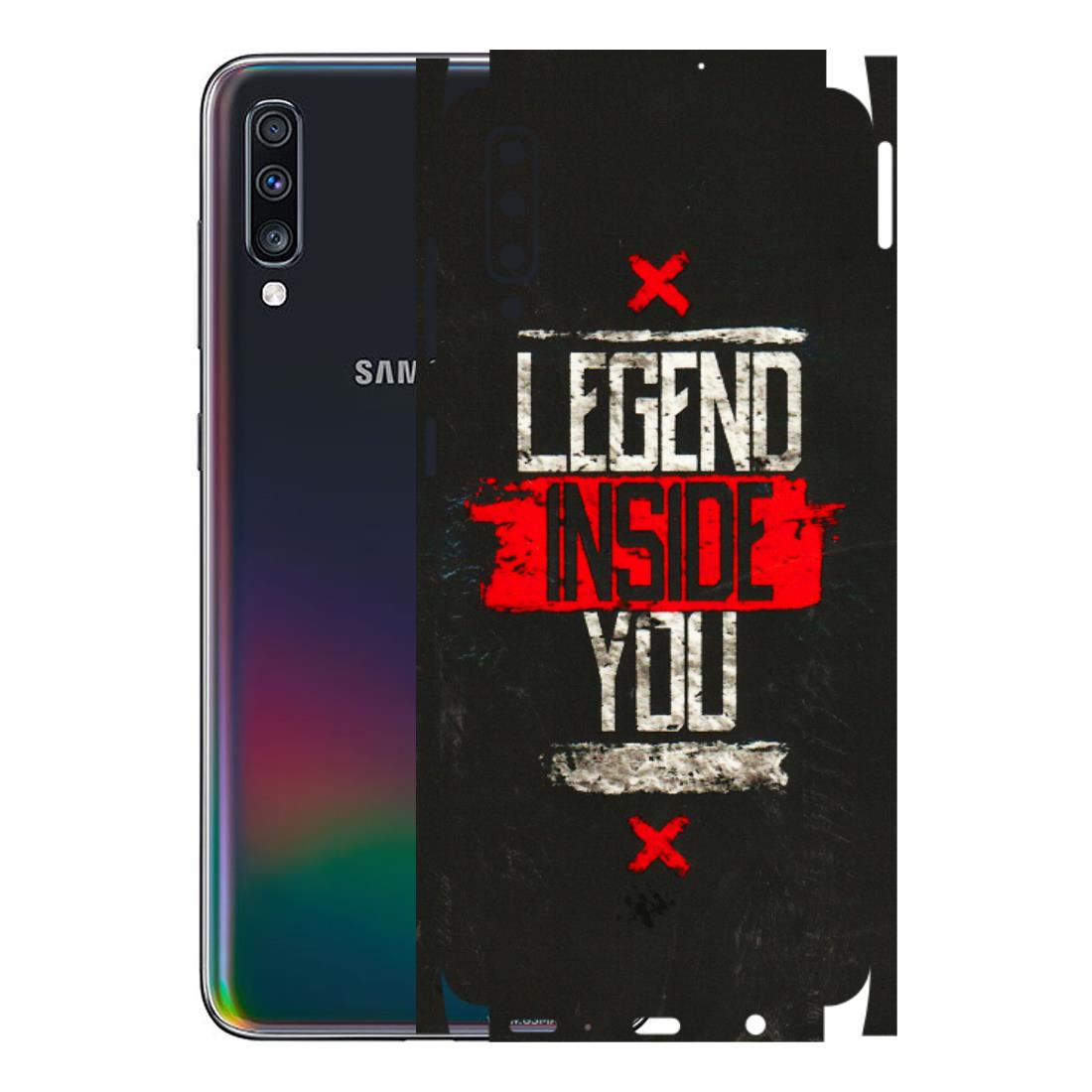 Samsung A/S Series Phone Skins (All Models) - Legend Inside You - 3D Embossed Finish (L-186) Samsung Galaxy A70