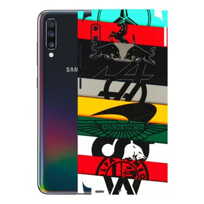 Samsung A/S Series Phone Skins (All Models) - Multi Designer Brands - 3D Embossed Finish (L-187) Samsung Galaxy A70