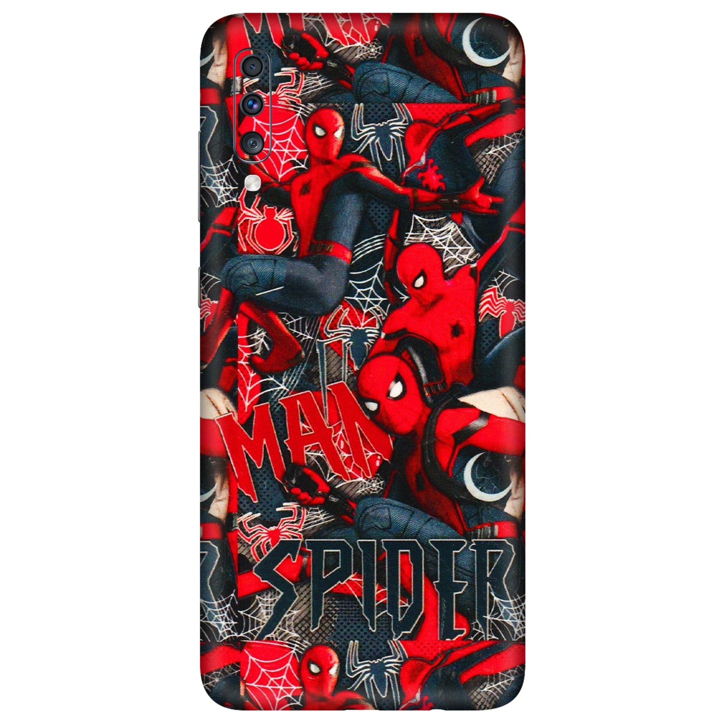 Samsung A/S Series Phone Skins (All Models) - SpiderMan Cool - 3D Embossed Finish (L-188) Samsung Galaxy A70