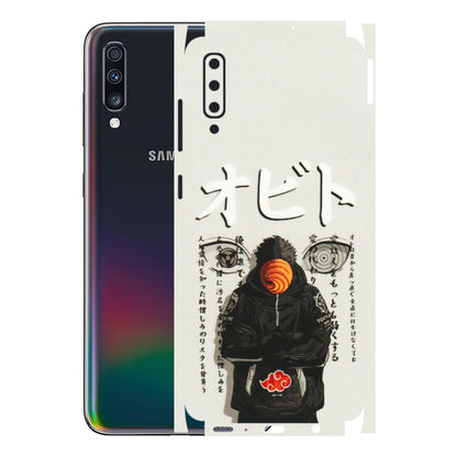 Samsung A/S Series Phone Skins (All Models) - Obito Anime Eye - 3D Embossed Finish (L-19) Samsung Galaxy A70