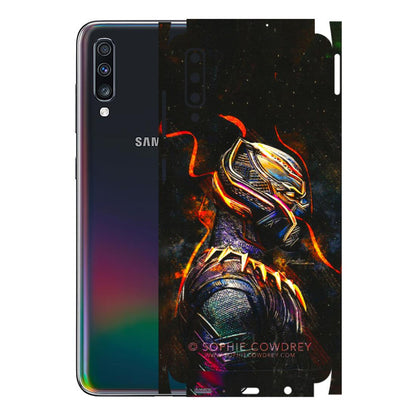 Samsung A/S Series Phone Skins (All Models) - Black Panther - 3D Embossed Finish (L-190) Samsung Galaxy A70