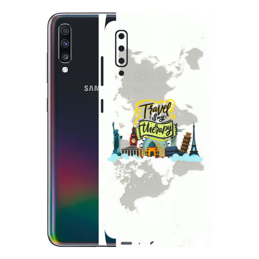 Samsung A/S Series Phone Skins (All Models) - Travel Therapy - 3D Embossed Finish (L-199) Samsung Galaxy A70