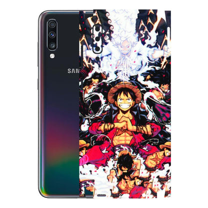 Samsung A/S Series Phone Skins (All Models) - Luffy Anime Character - 3D Embossed Finish (L-203) Samsung Galaxy A70