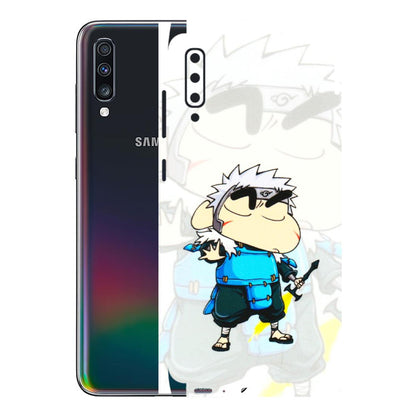 Samsung A/S Series Phone Skins (All Models) - Angry Young Shinchan - 3D Embossed Finish (L-226) Samsung Galaxy A70