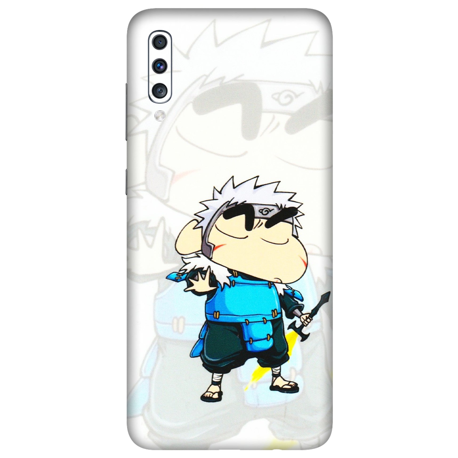 Samsung A/S Series Phone Skins (All Models) - Angry Young Shinchan - 3D Embossed Finish (L-226) Samsung Galaxy A70
