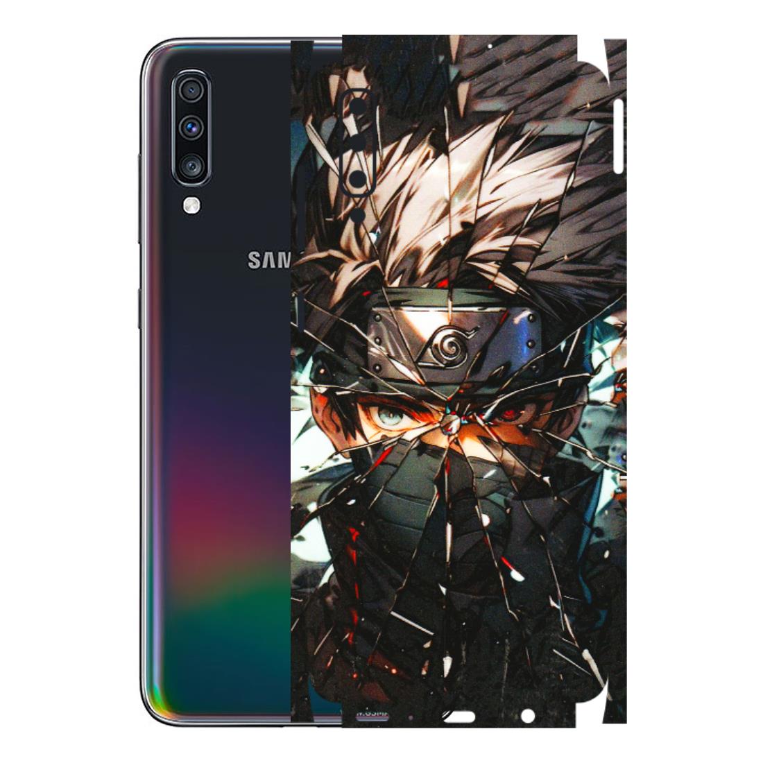 Samsung A/S Series Phone Skins (All Models) - Kakashi Shattered Glass Effect - 3D Embossed Finish (L-237) Samsung Galaxy A70