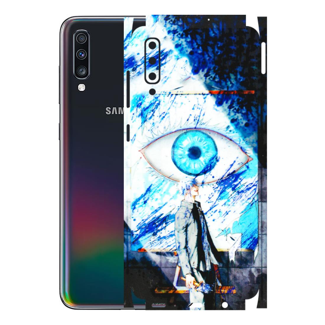 Samsung A/S Series Phone Skins (All Models) - Gojo Satoru evil eye - 3D Embossed Finish (L-239) Samsung Galaxy A70