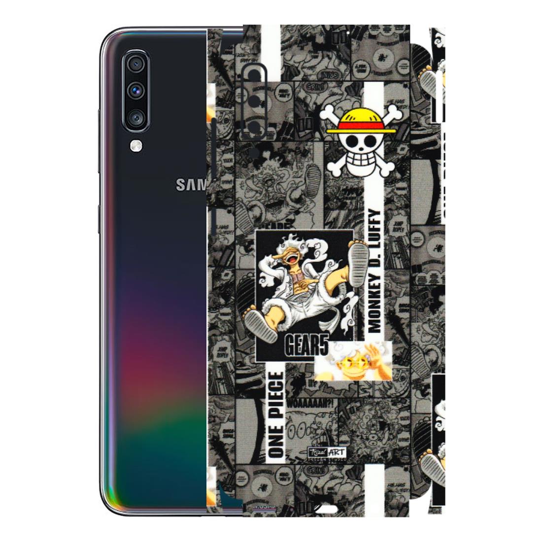Samsung A/S Series Phone Skins (All Models) - Cuffy Anime MonkeyCamic - 3D Embossed Finish (L-242) Samsung Galaxy A70
