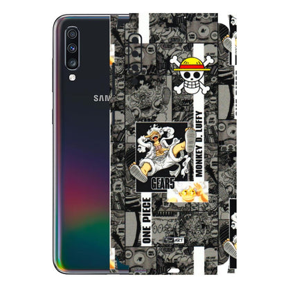 Samsung A/S Series Phone Skins (All Models) - Cuffy Anime MonkeyCamic - 3D Embossed Finish (L-242) Samsung Galaxy A70