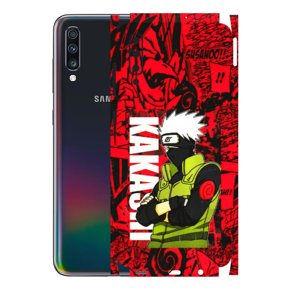 Samsung A/S Series Phone Skins (All Models) - Kakashi Red Anime - 3D Embossed Finish (L-251) Samsung Galaxy A70