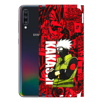 Samsung A/S Series Phone Skins (All Models) - Kakashi Red Anime - 3D Embossed Finish (L-251) Samsung Galaxy A70