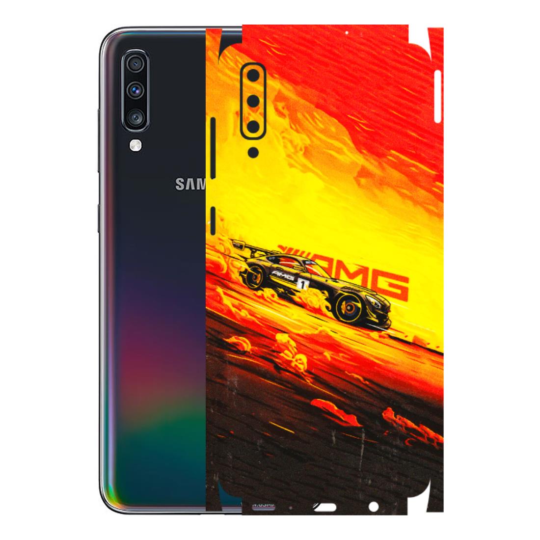Samsung A/S Series Phone Skins (All Models) - AMG Car Speed Cover - 3D Embossed Finish (L-256) Samsung Galaxy A70