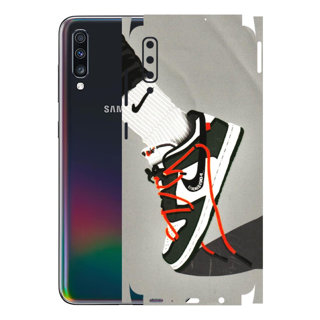 Samsung A/S Series Phone Skins (All Models) - New Grey Sneaker - 3D Embossed Finish (L-261) Samsung Galaxy A70