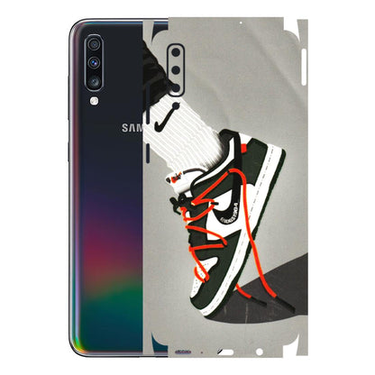 Samsung A/S Series Phone Skins (All Models) - New Grey Sneaker - 3D Embossed Finish (L-261) Samsung Galaxy A70