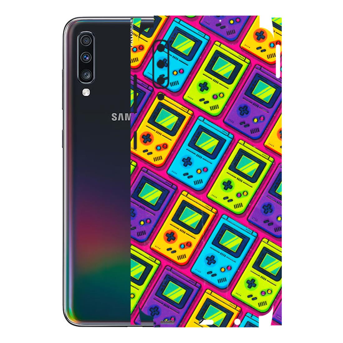 Samsung A/S Series Phone Skins (All Models) - Gameboy Colourful - 3D Embossed Finish (L-266) Samsung Galaxy A70