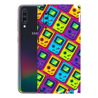 Samsung A/S Series Phone Skins (All Models) - Gameboy Colourful - 3D Embossed Finish (L-266) Samsung Galaxy A70