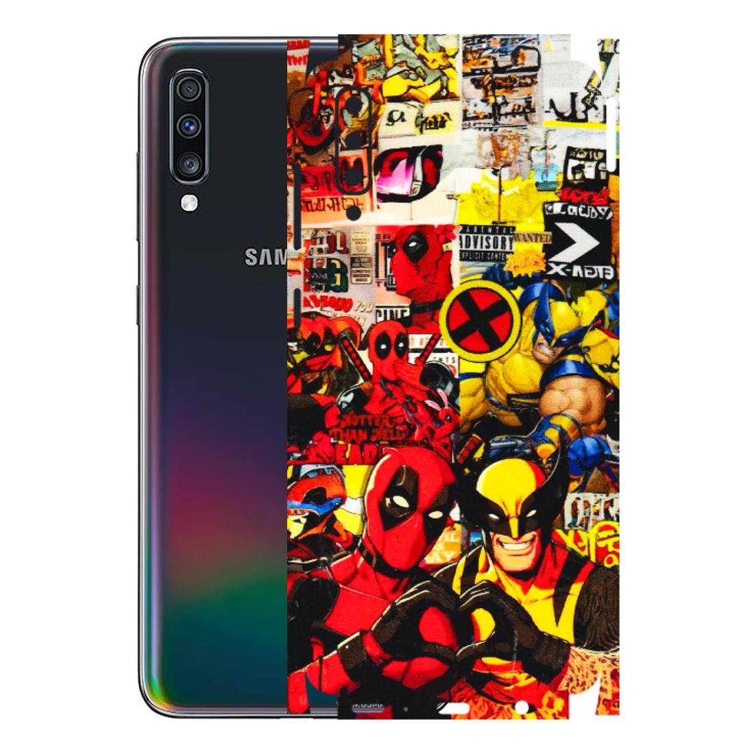 Samsung A/S Series Phone Skins (All Models) - Spidy Wolverine - 3D Embossed Finish (L-310) Samsung Galaxy A70