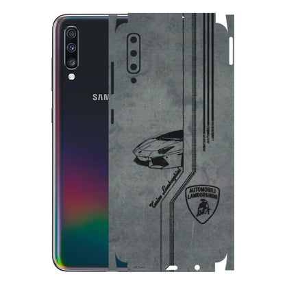 Samsung A/S Series Phone Skins (All Models) - New Lamborgini Aventador - 3D Embossed Finish (L-321) Samsung Galaxy A70