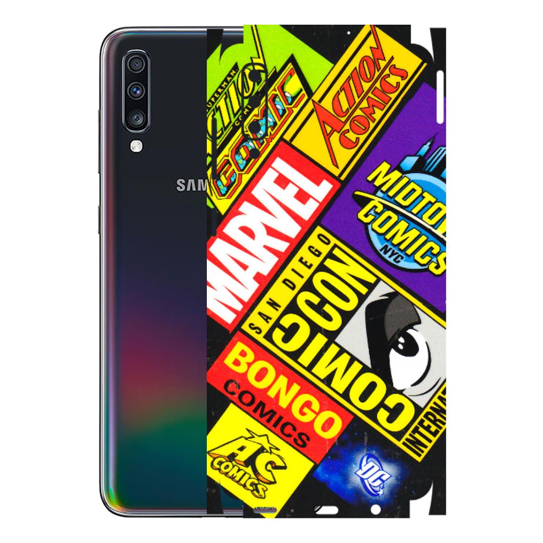 Samsung A/S Series Phone Skins (All Models) - Bongo Comic Con - 3D Embossed Finish (L-325) Samsung Galaxy A70