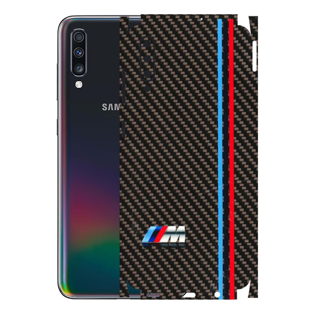 Samsung A/S Series Phone Skins (All Models) - BM Carbon Fiber Feels - 3D Embossed Finish (L-38) Samsung Galaxy A70