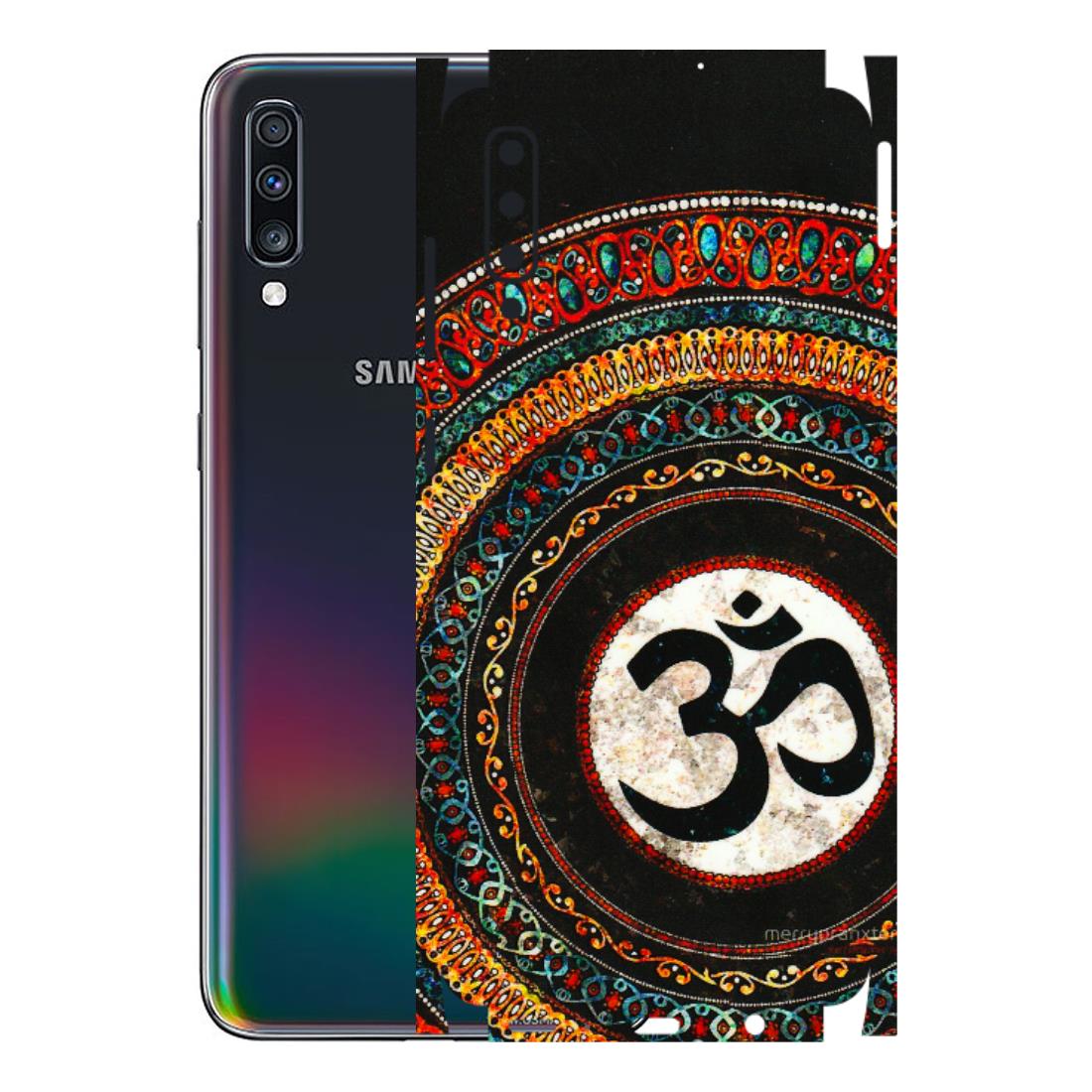 Samsung A/S Series Phone Skins (All Models) - Aum Chant Abstract - 3D Embossed Finish (L-42) Samsung Galaxy A70