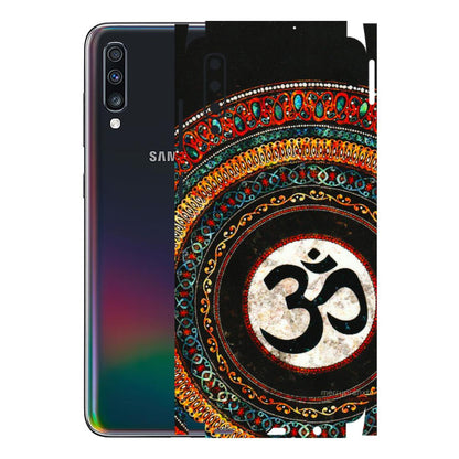 Samsung A/S Series Phone Skins (All Models) - Aum Chant Abstract - 3D Embossed Finish (L-42) Samsung Galaxy A70
